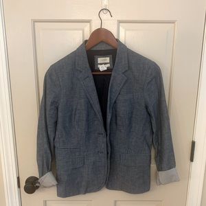 JCrew Schoolboy Blazer, Chambray
